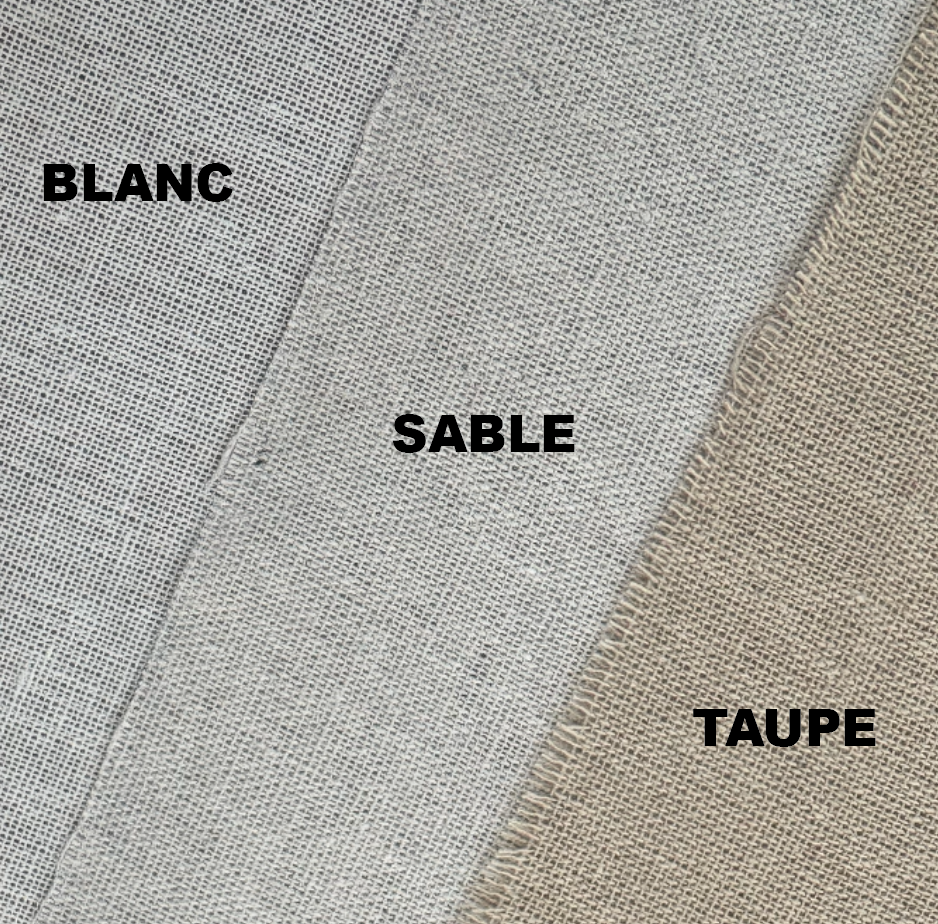 Panneau de bienvenue en lin