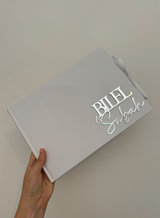 Livre d'or "Prestige" blanc - prénoms 3D