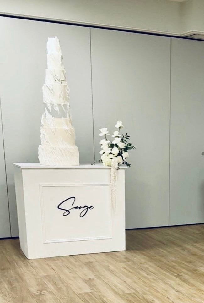 PACK Anniversaire - Panneau de bienvenue + Découpe Prénom 3D + Panneau "Servez-vous"